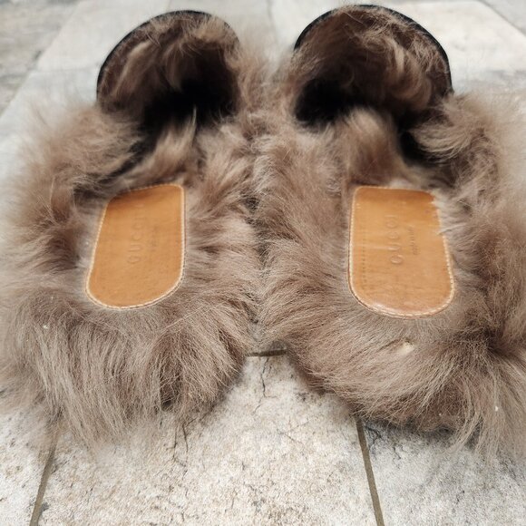 Gucci Black Princetown Slides, Authentic - Picture 6 of 9